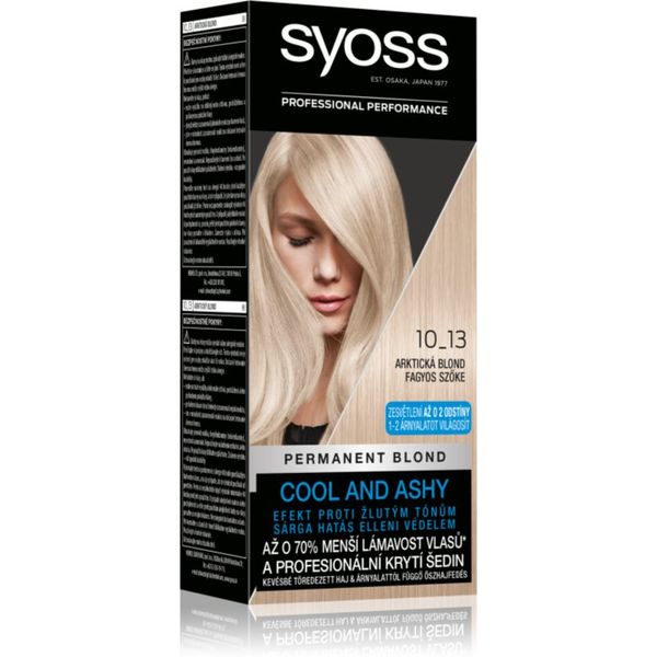 Syoss Syoss Color перманентната боя за коса цвят 10-13 Arctic Blond