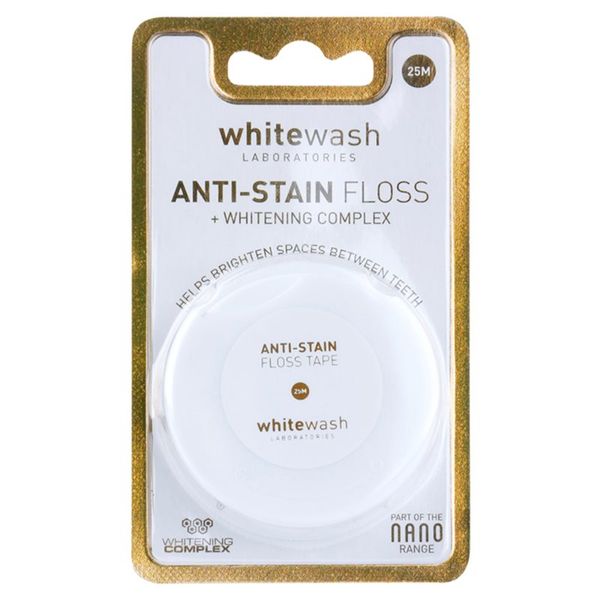 Whitewash Whitewash Nano Anti-Stain конец за зъби с избелващ ефект 25 м