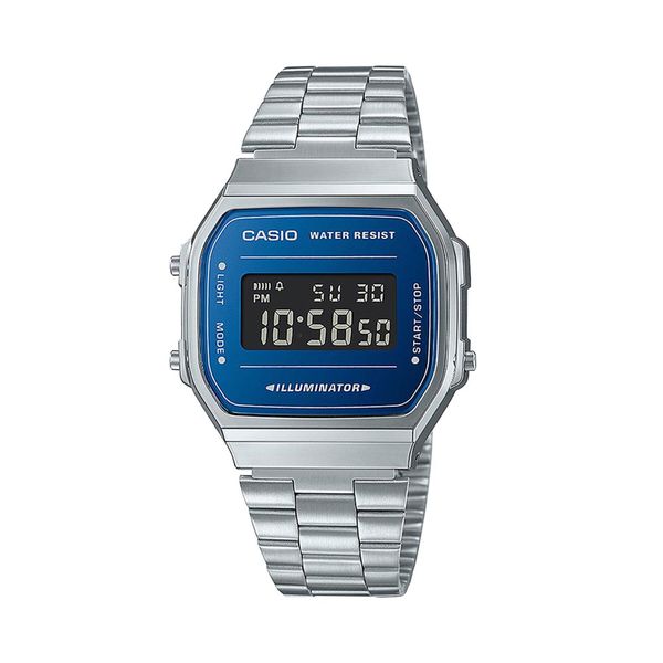 Casio Часовник Casio A168WEM-2BEF Blue/Silver