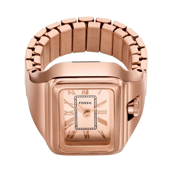 Fossil Часовник Fossil Watch Ring ES5345 Rose Gold