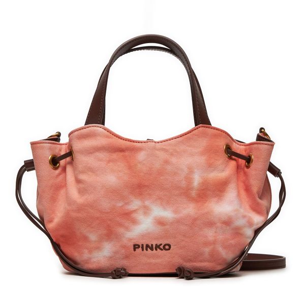 Pinko Дамска чанта Pinko Pagoda Small Shopper PE 24 PLTT 102910 A1MB Оранжев
