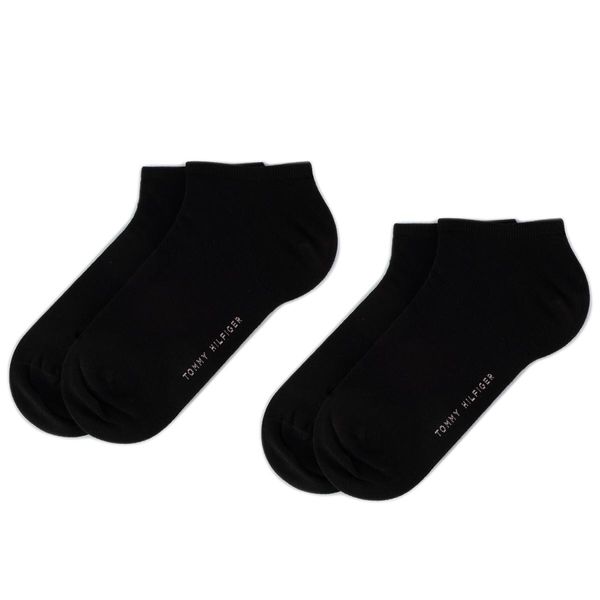 Tommy Hilfiger Комплект 2 чифта къси чорапи дамски Tommy Hilfiger 343024001 Black 200