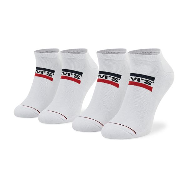 Levi's® Комплект 2 чифта къси чорапи унисекс Levi's® 701219507 White