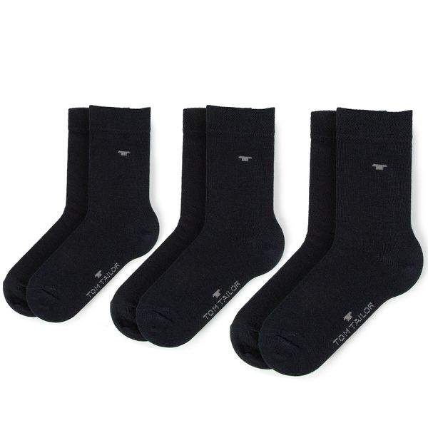 Tom Tailor Комплект 3 чифта дълги чорапи детски Tom Tailor 9203 Dark Navy 545