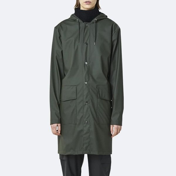 Rains Rains Hooded Coat 1831 GREEN