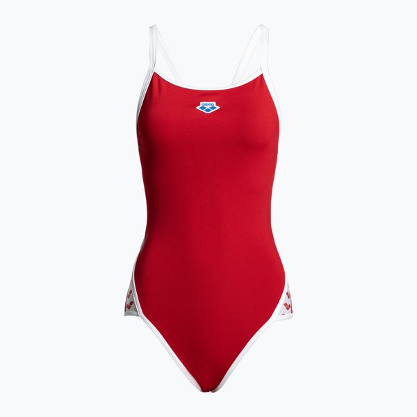 ARENA Дамски бански костюм от една част arena Icons Super Fly Back Solid red 005036