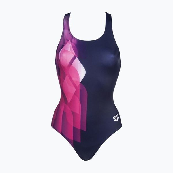 ARENA Дамски бански костюм от една част arena Swim Pro Back L морско синьо/розово 002842/700