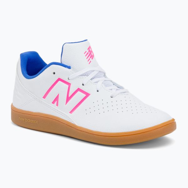 New Balance New Balance Audazo V6 Control IN Jr детски футболни обувки бели NBSJA3IWB6