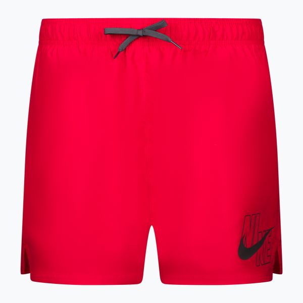 Nike Мъжки къси панталони за плуване Nike Logo Solid 5" Volley червени NESSA566-614