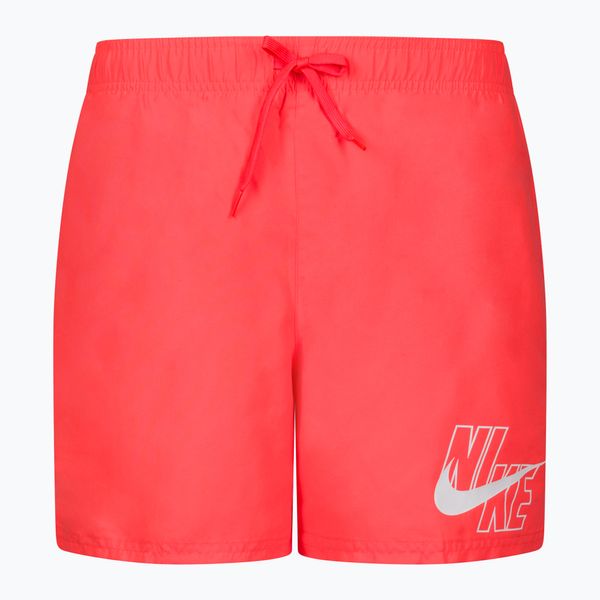 Nike Мъжки къси панталони за плуване Nike Logo Solid 5" Volley orange NESSA566-631