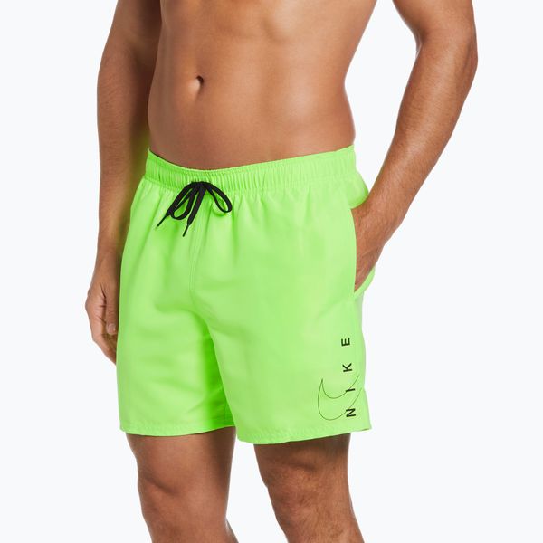 Nike Мъжки къси панталони за плуване Nike Swoosh Break 5" Volley green NESSC601-387