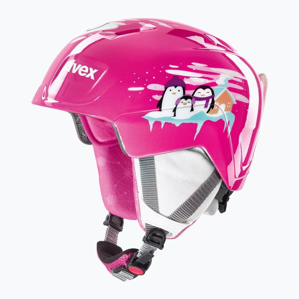 UVEX Детска ски каска UVEX Manic pink 56/6/226/9101