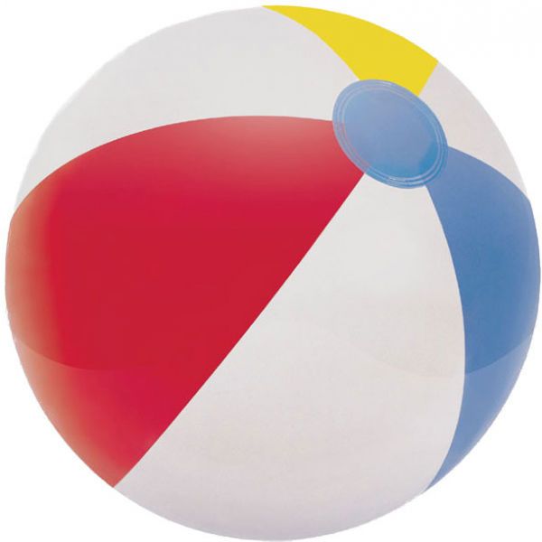 Bestway Bestway BEACH BALL 61 Надуваема топка, бяло, размер