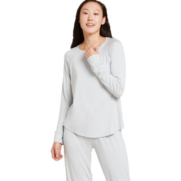 BOODY BOODY GOODNIGHT RAGLAN SLEEP TOP Дамска тениска - пижама, сиво, размер