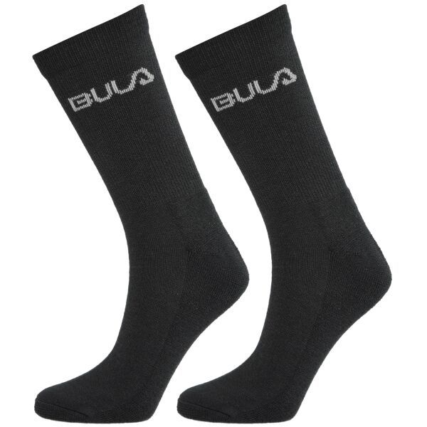Bula Bula Bula 2PK WOOL SOCK Мъжки чорапи, черно, размер