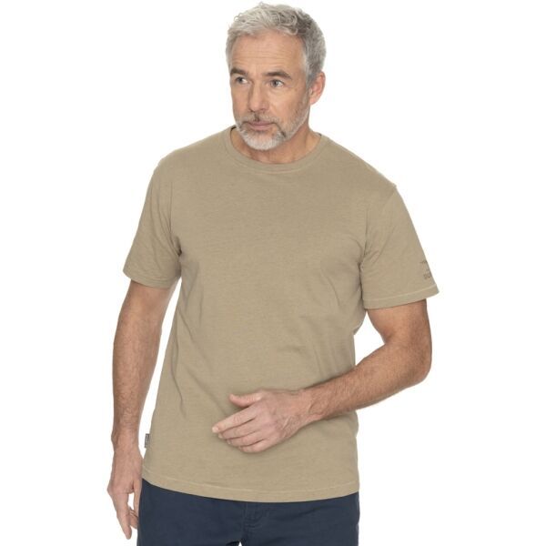 BUSHMAN BUSHMAN AGAR Мъжка тениска, бежово, размер XXL