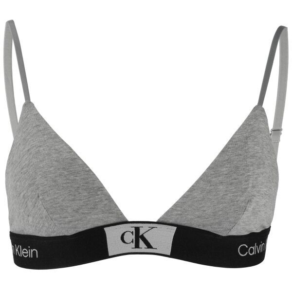 Calvin Klein Calvin Klein ´96 COTTON-UNLINED TRIANGLE Дамско бюстие, сиво, размер XS