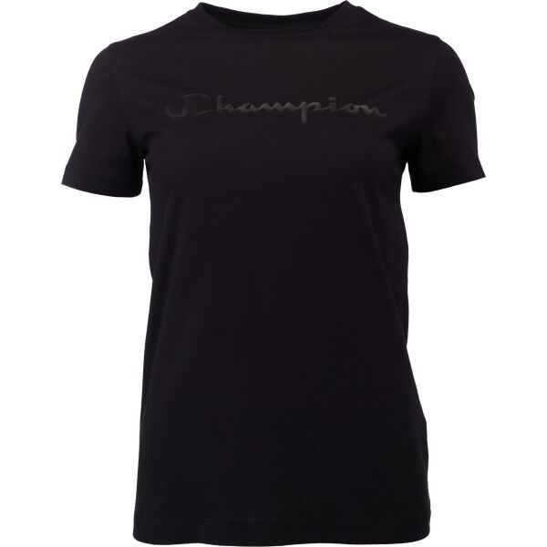 Champion Champion CREWNECK T-SHIRT Дамска тениска, черно, размер S