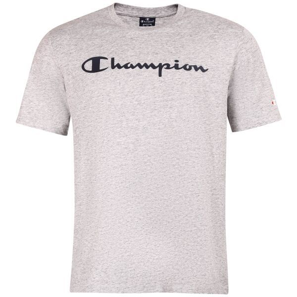 Champion Champion CREWNECK LOGO T-SHIRT Мъжка тениска, сиво, размер