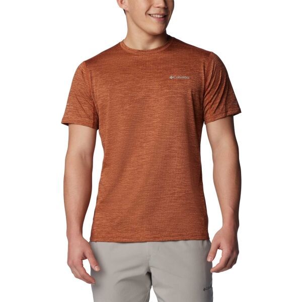 Columbia Columbia ALPINE CHILL™ ZERO SHORT SLEEVE CREW Функционална мъжка  тениска, оранжево, размер