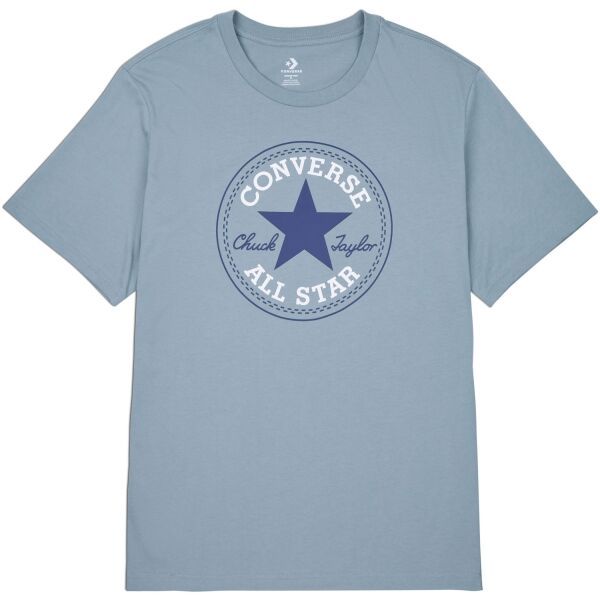 Converse Converse STANDARD FIT CENTER FRONT CHUCK PATCH CORE TEE Унисекс тениска, светлосиньо, размер