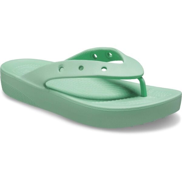 Crocs Crocs CLASSIC PLATFORM FLIP W Дамски джапанки, светло-зелено, размер 37/38
