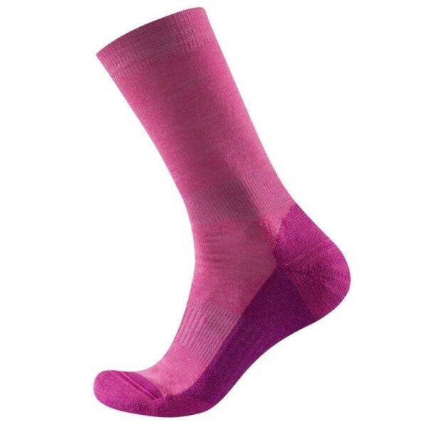 Devold Devold MULTI MERINO MEDIUM SOCK Дамски чорапи, розово, размер