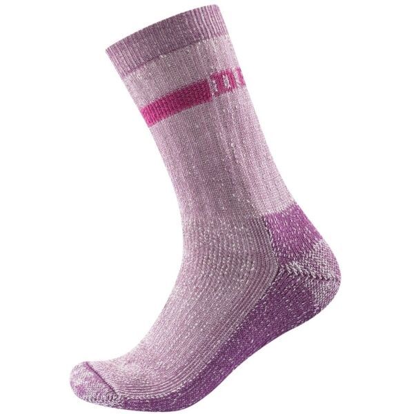 Devold Devold OUTDOOR MERINO W Дамски чорапи, розово, размер