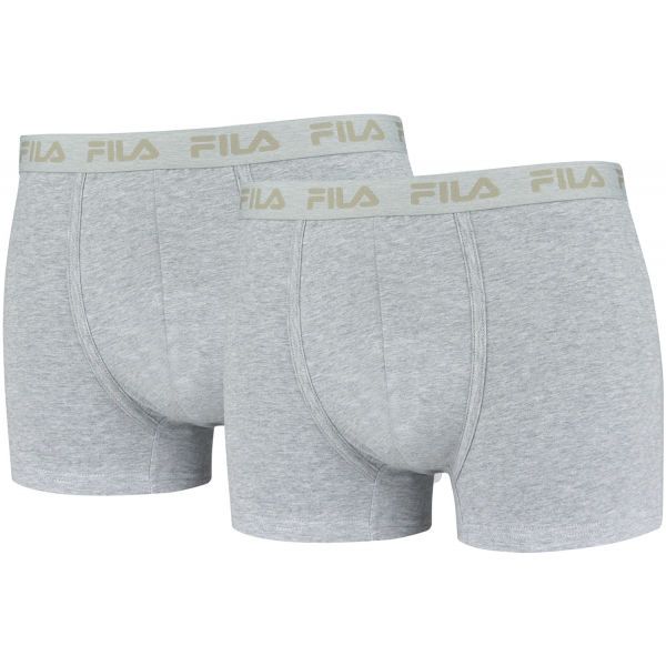 Fila Fila MAN BOXERS 2 PACK Мъжки боксерки, сиво, размер