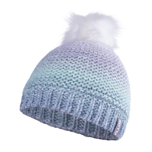 FLLÖS FLLÖS SHELBY Дамска плетена шапка за зимата, лилаво, размер