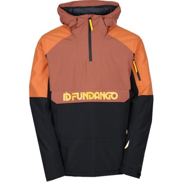 FUNDANGO FUNDANGO BURNABY Мъжко яке за ски/сноуборд, оранжево, размер