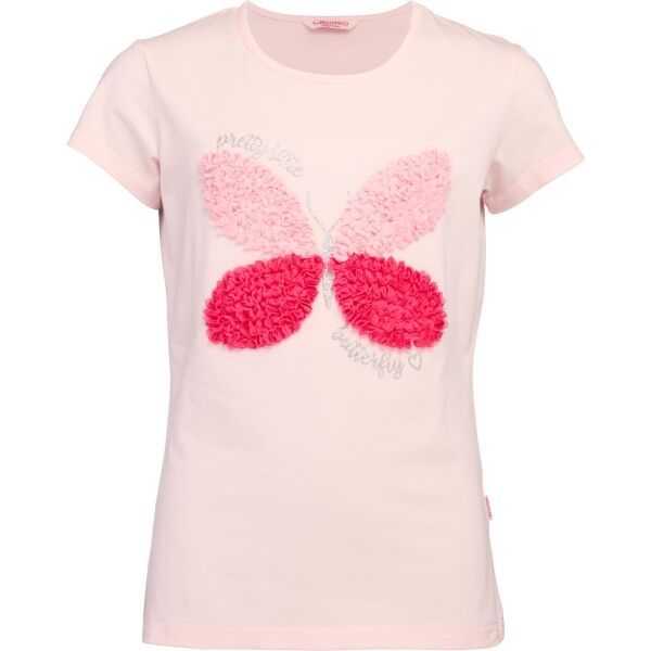 Lewro Lewro VESLIN Тениска за момичета, розово, размер 128-134