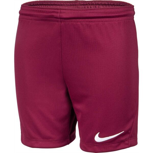 Nike Nike DRI-FIT PARK 3 JR TQO Футболни къси панталони за момчета, винен, размер