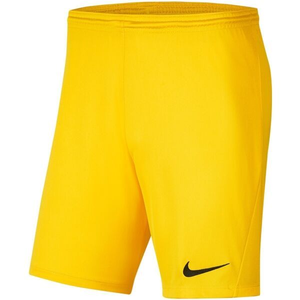 Nike Nike DRI-FIT PARK 3 JR TQO Футболни къси панталони за момчета, жълто, размер
