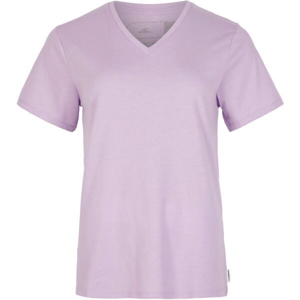 O'Neill O'Neill ESSENTIALS V-NECK T-SHIRT Дамска тениска, лилаво, размер