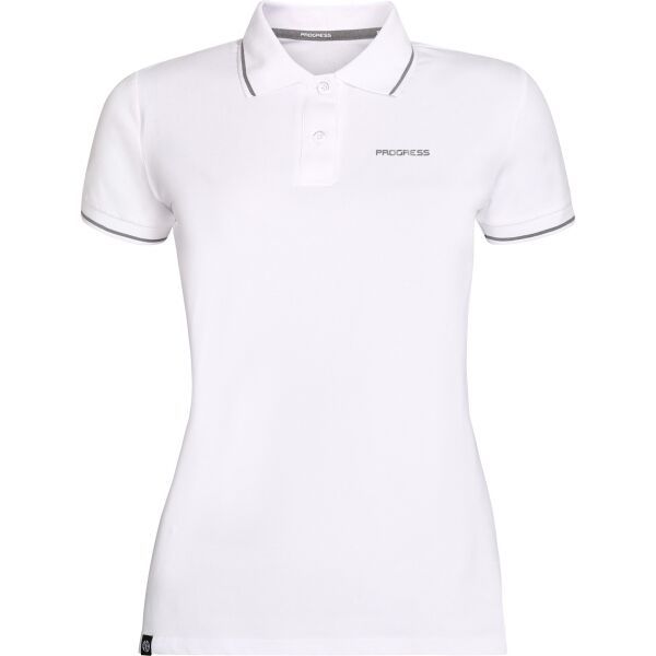 PROGRESS PROGRESS CASA Дамска тениска с яка, бяло, размер