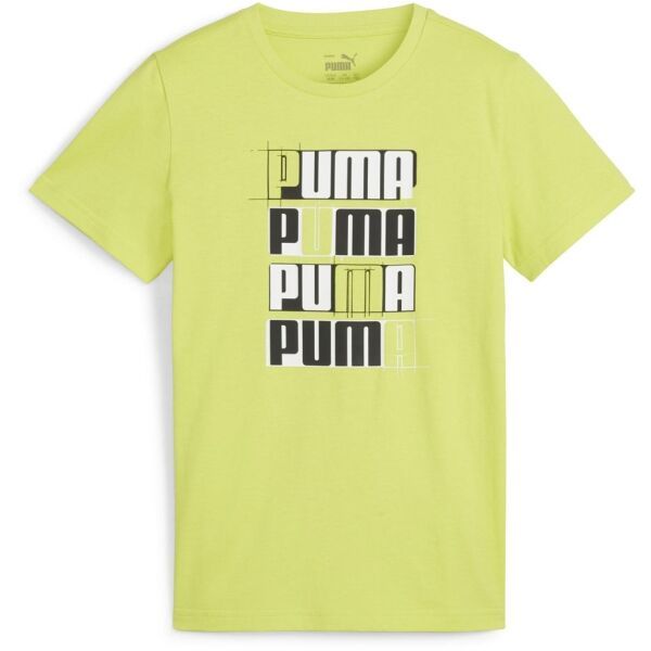 Puma Puma ESSENTIALS + LOGO LAB TEE B Момчешка тениска, жълто, размер