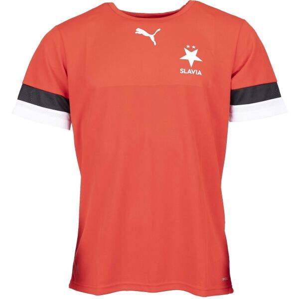 Puma Puma TEAMRISE Футболна тениска за момчета, червено, размер