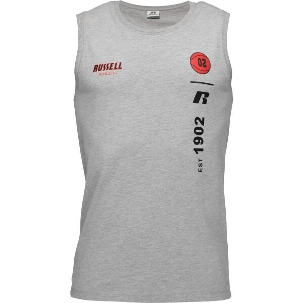 Russell Athletic Russell Athletic BASKET Мъжка тениска, сиво, размер