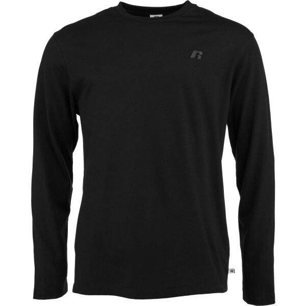 Russell Athletic Russell Athletic LONG SLEEVE TEE SHIRT M Мъжка тениска, черно, размер