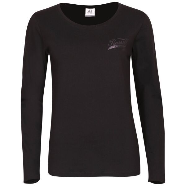 Russell Athletic Russell Athletic LONG SLEEVE TEE SHIRT Дамска тениска, черно, размер M