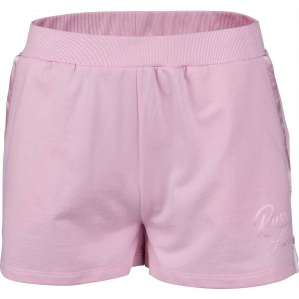 Russell Athletic Russell Athletic SL SATIN LOGO SHORT Дамски къси шорти, розово, размер XL