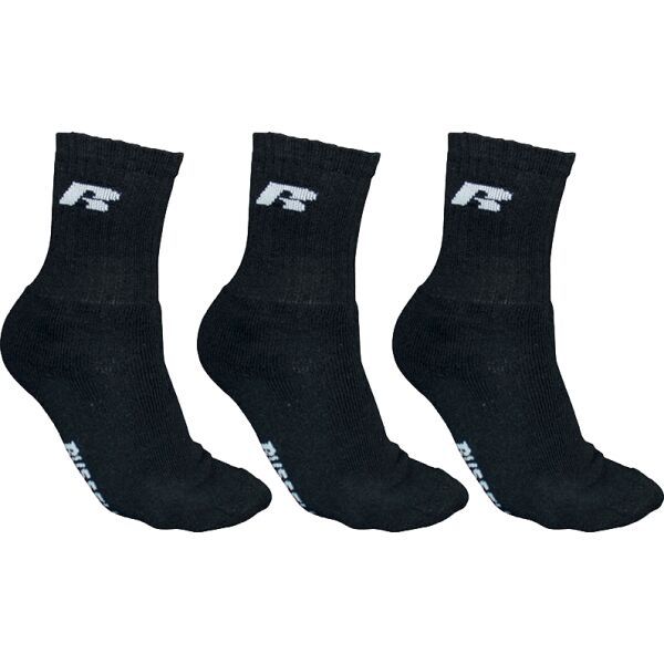 Russell Athletic Russell Athletic SOCKS 3PPK Спортни чорапи, черно, размер 39-42