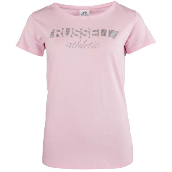 Russell Athletic Russell Athletic T-SHIRT W Дамска тениска, розово, размер XS