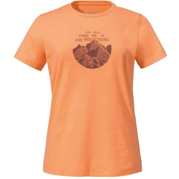 Schöffel Schöffel BUCHBERG L Дамска тениска, оранжево, размер