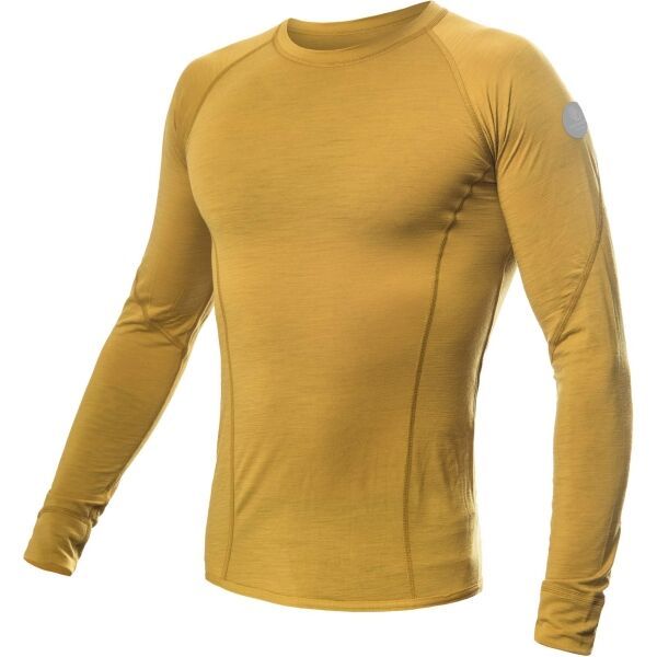 Sensor Sensor MERINO AIR Мъжка функционална блуза, жълто, размер