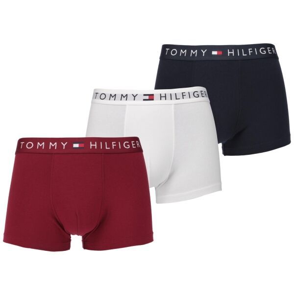 Tommy Hilfiger Tommy Hilfiger 3P TRUNK WB Мъжки боксерки, бяло, размер