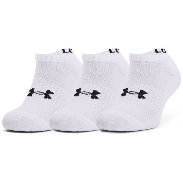 Under Armour Under Armour CORE NO SHOW 3PK Мъжки къси чорапи, бяло, размер 47-50