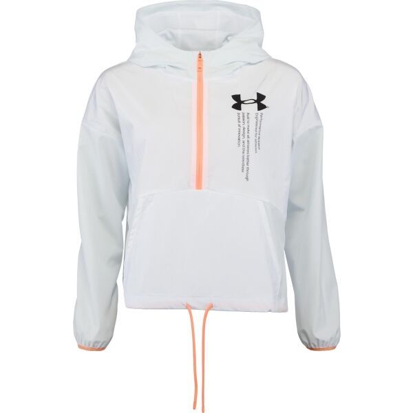 Under Armour Under Armour WOVEN GRAPHIC JACKET Дамско яке за тренировки, бяло, размер