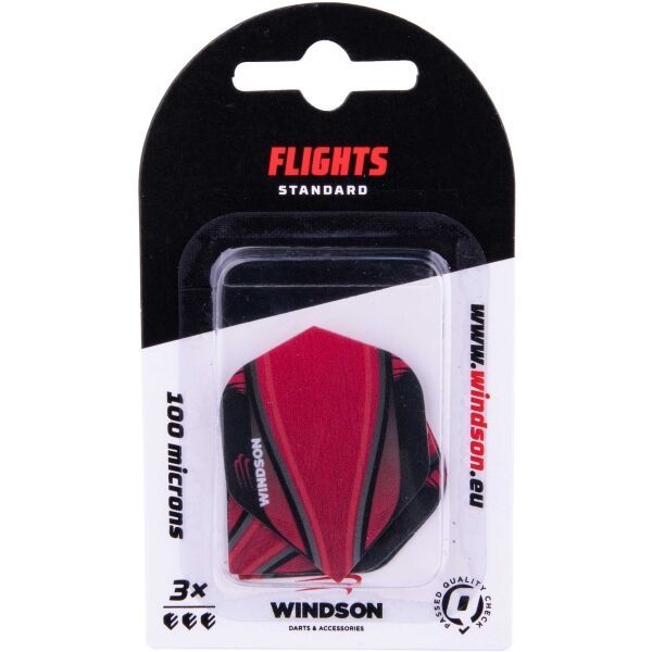 Windson Windson CHARTER Комплект от три перца за стрелички, червено, размер